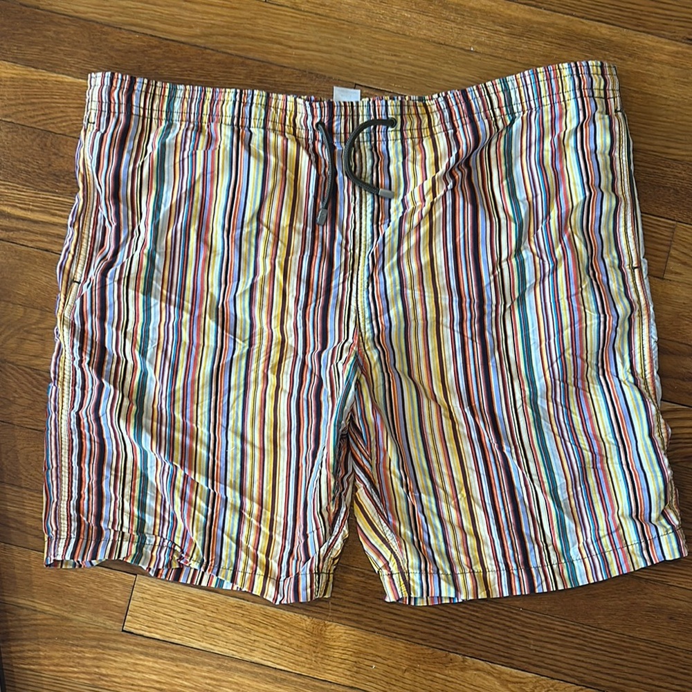 Paul Smith Multicolor Striped Swim Trunks